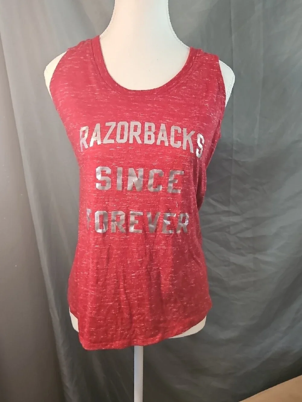 Blue 84 Red Razorbacks Graphic Tank Top - Picture 2 of 4